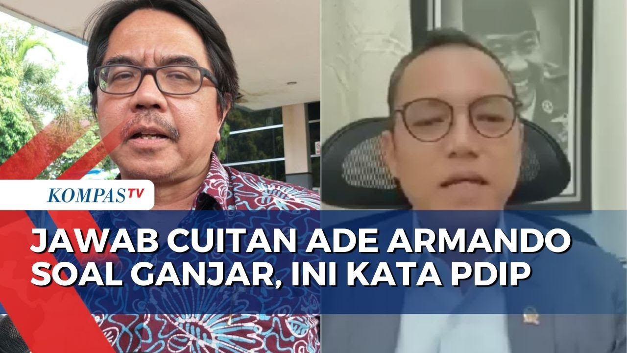 PDIP Jawab Cuitan Ade Armando Soal Isu Kontrak Politik Ganjar Pranowo ...