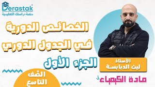 الخصائص الدورية في الجدول الدوري ج1 || الكيمياء || الصف التاسع || أ. ليث الدبابسة