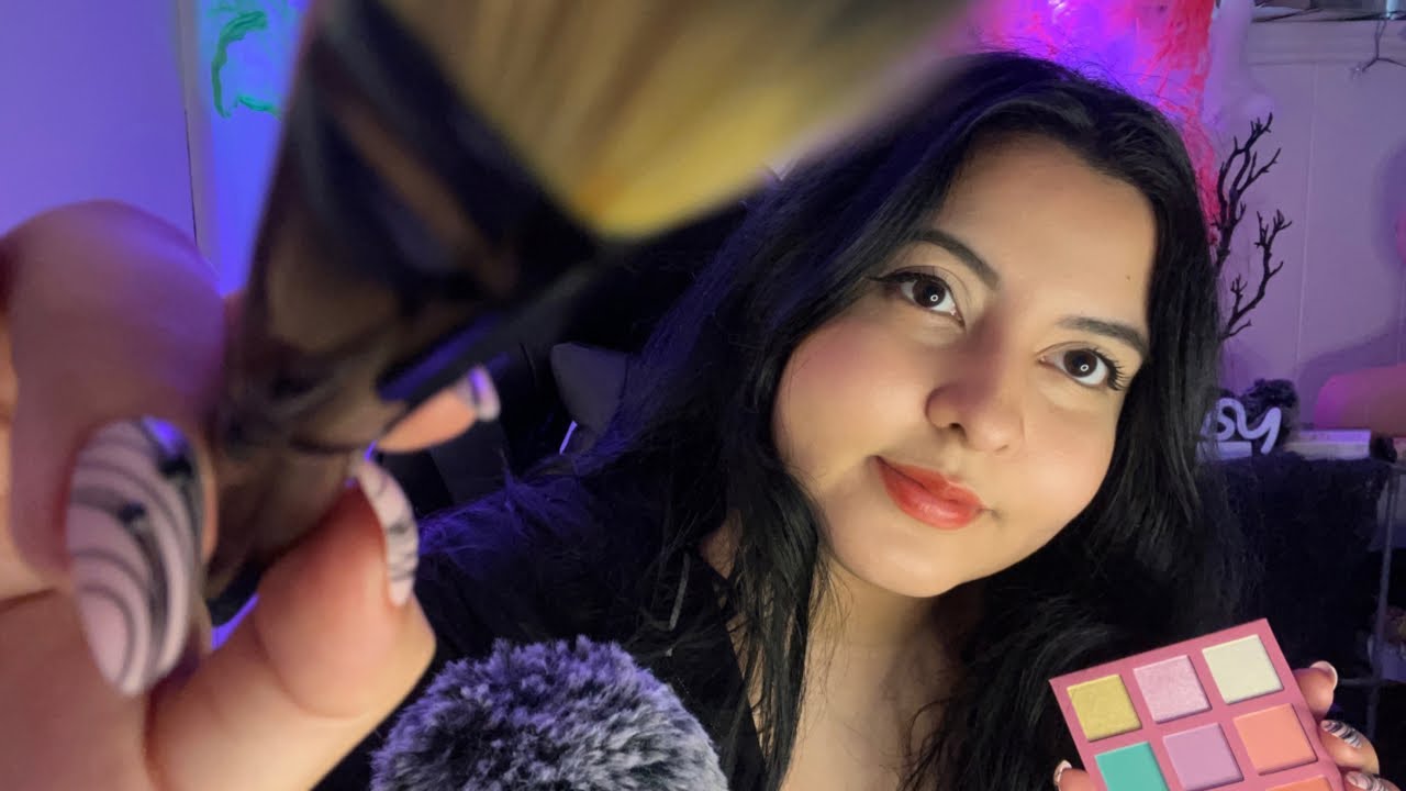 ASMR Friend Pampers You (personal Attention & Makeup) - YouTube