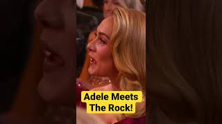Adele Meets the Rock at 2023 Grammys