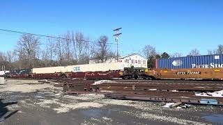 Doswell, Va, CSX I031 with CSXT1853 “New York Central” trailing.