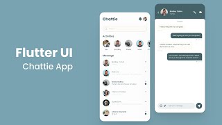 #1 Chattie App | Flutter UI - Speed Code
