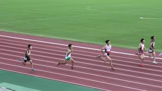 第１回江東区土曜競技会　共通男子１００ｍ　丈流