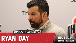 Ryan Day reacts to Ohio State's matchup with Tennessee, playing a CFP game inside Ohio Stadium