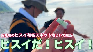 糸魚川ひすい探しの旅episode10第六話　須沢海岸〜ラベンダービーチ〜勝山の海岸をひたすら歩いてひすい探し「100の言い訳の上に１個のヒスイがある。」