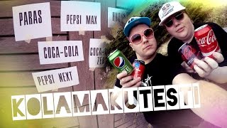 Arvaa mikä colajuoma? (SOKKOMAKUTESTI) | Ruoka ja juoma