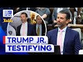 Donald Trump Jr. to testify in civil fraud trail | 9 News Australia