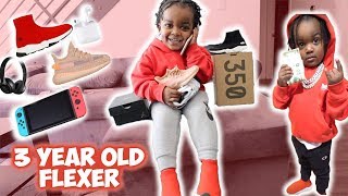 THE YOUNGEST FLEXER EVER !!! 3 YEAR OLD WOO WOP !!