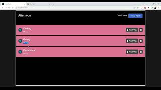 Habit tracking App || coding ninja Skills Test React.