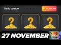 Zen coin daily combo 27 November | Zen coin today combo cards 27 November | Zen coin airdrop