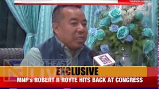 MNF candidate Robert Romawia Royte refutes Cong allegations of fund misappropriation