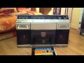 SHARP VZ 2000 DEMO TURNABLE RADIO K7 BOOMBOX GHETTOBLASTER VINTAGE!Vinyl LP SOUL FUNK PLAY!!!!