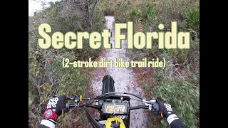 Florida single track (2-stoke rippin) #motovlog #dirtbike #singletrack