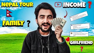 Nepali Girlfriend? YouTube income? Nepal 🇳🇵 tour Q\u0026A with Shoaib Akram26 🇵🇰.