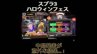 【スプラ3】ハロウィンフェス中間発表が！