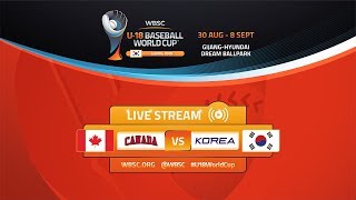 Canada v Korea - U-18 Baseball World Cup 2019 - Opening Round