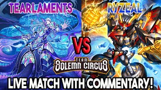 Tearlaments Vs Ryzeal : Yu-Gi-Oh! Locals Feature Match | Live Duel