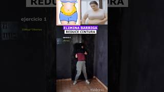 LOS MEJORES 3 EJERCICIOS PARA REDUCIR CINTURA #paratiiiiiii #rutinafacil #cintura #barriga