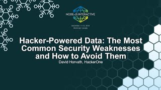 Hacker-Powered Data: Why the Most Common Vulnerabilities Aren’t What You Think They Are - David Horv