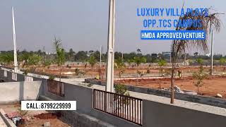 PLOT FOR SALE | OPP TCS ADIBATLA CAMPUS | HMDA APPROVED | CALL 8799229999 | EACH PLOT SIZE : 180 SY