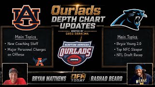 2026 Depth Chart Updates: Auburn Tigers - Carolina Panthers