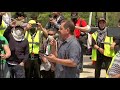 massive chicago march condemns violence on gaza strip buffalo grove group calls for cease fire