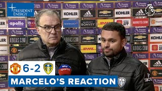 “It’s very hurtful” | Marcelo Bielsa reaction | Manchester United 6-2 Leeds United | Premier League
