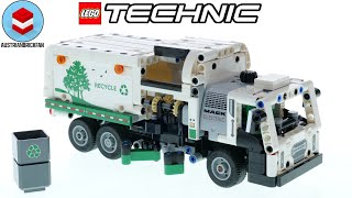 LEGO Technic 42167 Mack LR Electric Garbage Truck – LEGO Speed Build Review