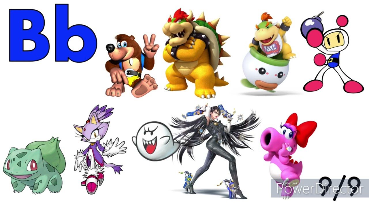 Welp, I Think I Added Some Of The Video Game Characters Beginning With ...