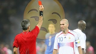 The Day Zinedine Zidane Ended His Player Career - RED CARD & LOSS IN 2006 WORLD CUP FINAL