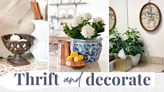 THRIFTED VS STYLED DECORATE WITH ME | THRIFTING FOR HOME DECOR AT GOODWILL 2024