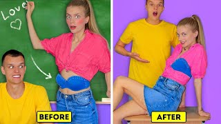 FASHION HACKS & CLOTHES DIY || Girly Clothes Transformation Ideas by Mariana ZD
