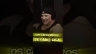 Fabio giga conta como seus cachorros o tiraram da depressão #short #cachorro #depressão #podcast