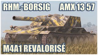 Rhm.-Borsig WT, AMX 13 57 \u0026 M4A1 Revalorisé • WoT Blitz Gameplay