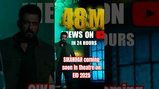 SIKANDAR: Official Teaser Trailer #salman khan #Sajid Nadiadwala #A.R. Murugadoss #rashmika EID 2025