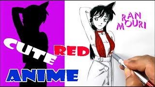 How to Draw Princess Red / The Rise of Red / Draw cute Ran Mouri - Anime BTHQ40