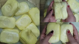 💛Soaked 💛 Dettol Soap Asmr 💛 Mushy Soaked Soap | Super Soaked Soap | Yellow Dettol Soap #mushysoap 💛