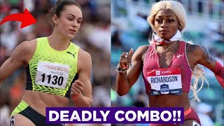Record-breaking showdown: Sha'Carri Richardson & Abby Steiner leave competitors in 2023 Recent Relay