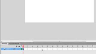 Flash tutorial 1 - Making a Text Move.