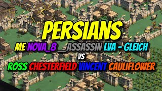 PERSIANS - Me, Nova_8, __Assassin \u0026 Gleich vs ross, Chesterfield, Vincent \u0026 cauliflower