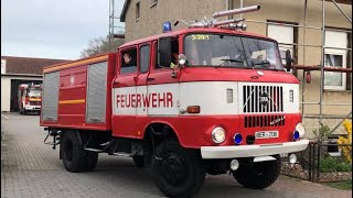 [IFA W50 / Sirenenalarm] || KdoW, TLF16 \u0026 LF10/6 || Ortsfeuerwehr Eiche || Feuerwehr Ahrensfelde ||