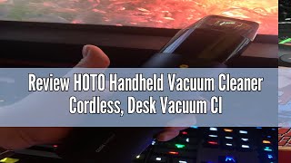 Review HOTO Handheld Vacuum Cleaner Cordless, Desk Vacuum Cleaner Compressed Electric Air Duster 150