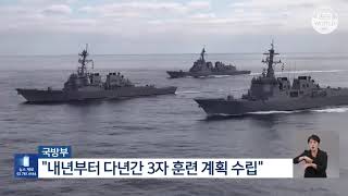 韩国国防部：韩美日实时共享北韩导弹预警信息 l KBS NEWS 231219