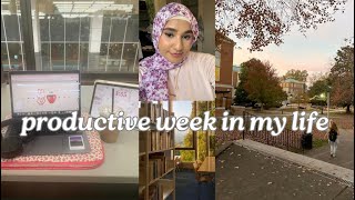 uni vlog: productive week in my life