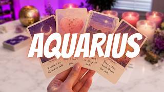 AQUARIUS 😰 I WASN’T READY FOR WHAT CAME OUT 😱 EVERYTHING IS SHIFTING