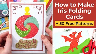 How to Iris Fold 💗 A Beginner's Guide to Iris Folding - With OR Without a Cricut