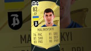 Top 5 highest rated players from Ukraine in Fifa 23 So Far #shorts #football #roadto3k #fifa23