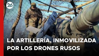 Artillería ucraniana y drones rusos: ¿el "juego del gato y el ratón" en medio de la guerra?