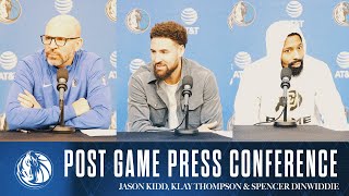 Jason Kidd, Klay Thompson, \u0026 Spencer Dinwiddie | Post Game vs DEN | 01/12/25