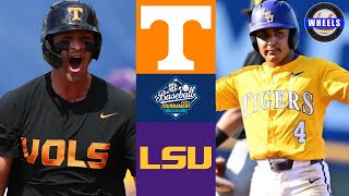 #1 Tennessee vs #11 LSU | SEC Championship | 2024 College Baseball Highlights